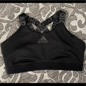 ADIDAS CROSS BACK SPORTS BRA w/o padding